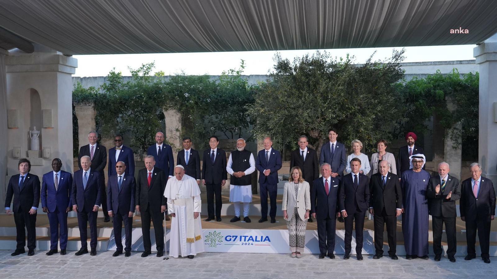 Cumhurbaşkanı Erdoğan G7 Zirvesinde... 