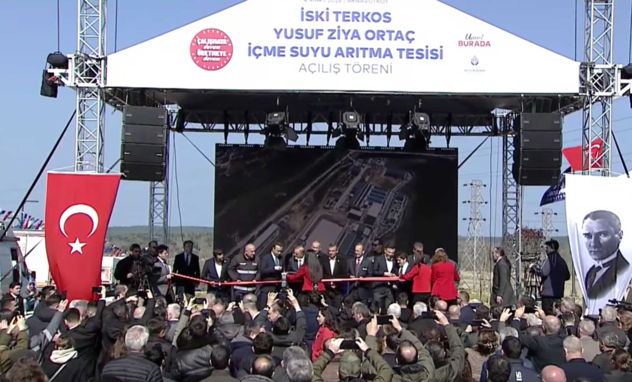 İSKİ’den Arnavutköy ve İstanbul Havalimanı Bölgesine Dev İçme Suyu Yatırımı: Terkos Yusuf Ziya Ortaç Tesisi Açıldı