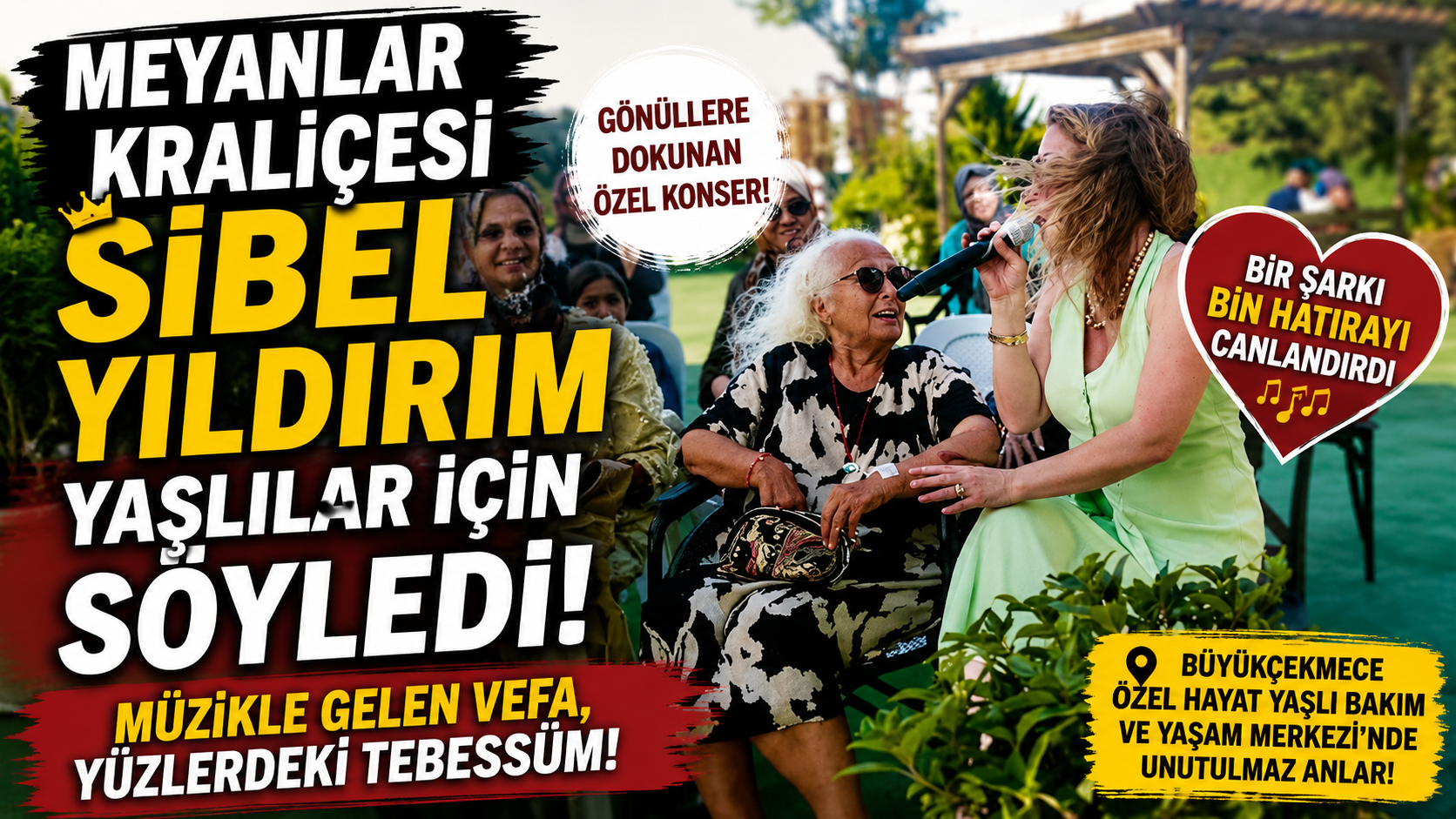 Meyanlar Kraliçesi Sibel Yıldırım’dan Hayat Yaşam Merkezi’nde Duygu Yüklü Moral Konseri
