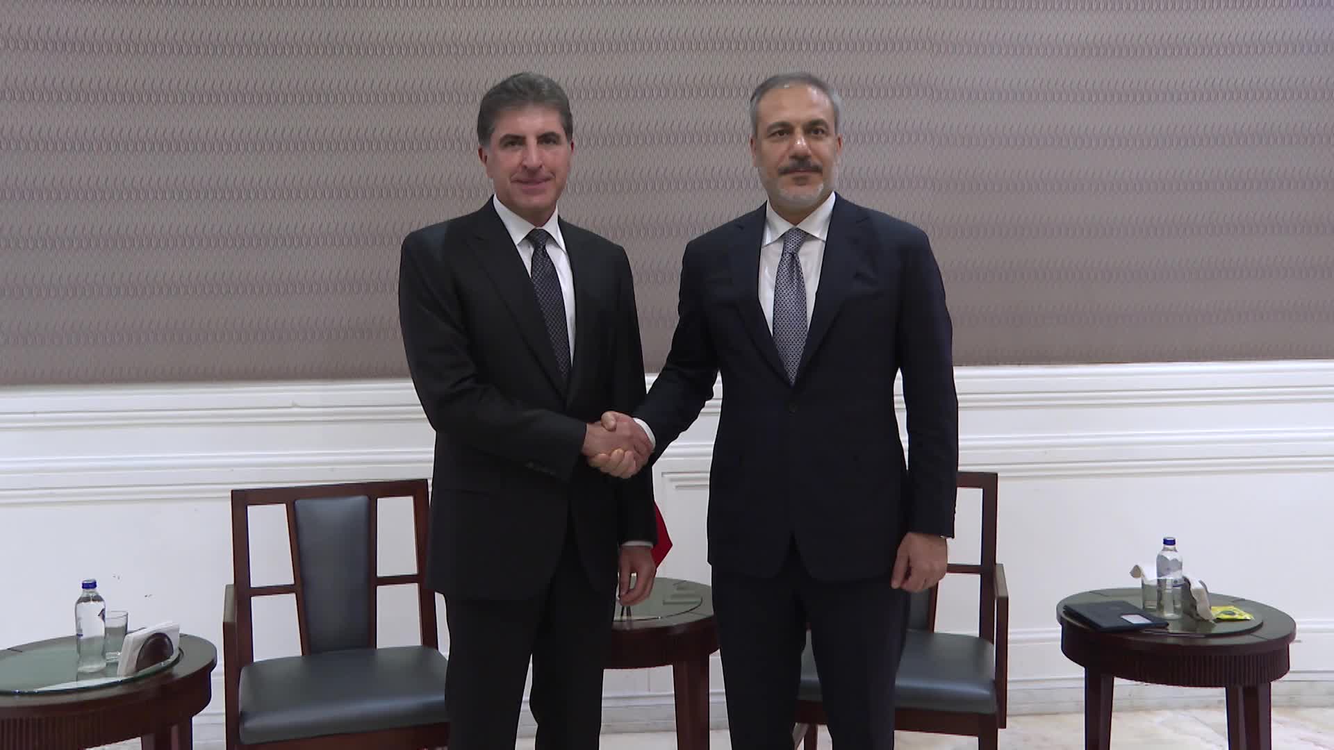 Dışişleri Bakanı Fidan IKBY Başkanı Neçirvan Barzani ile görüştü