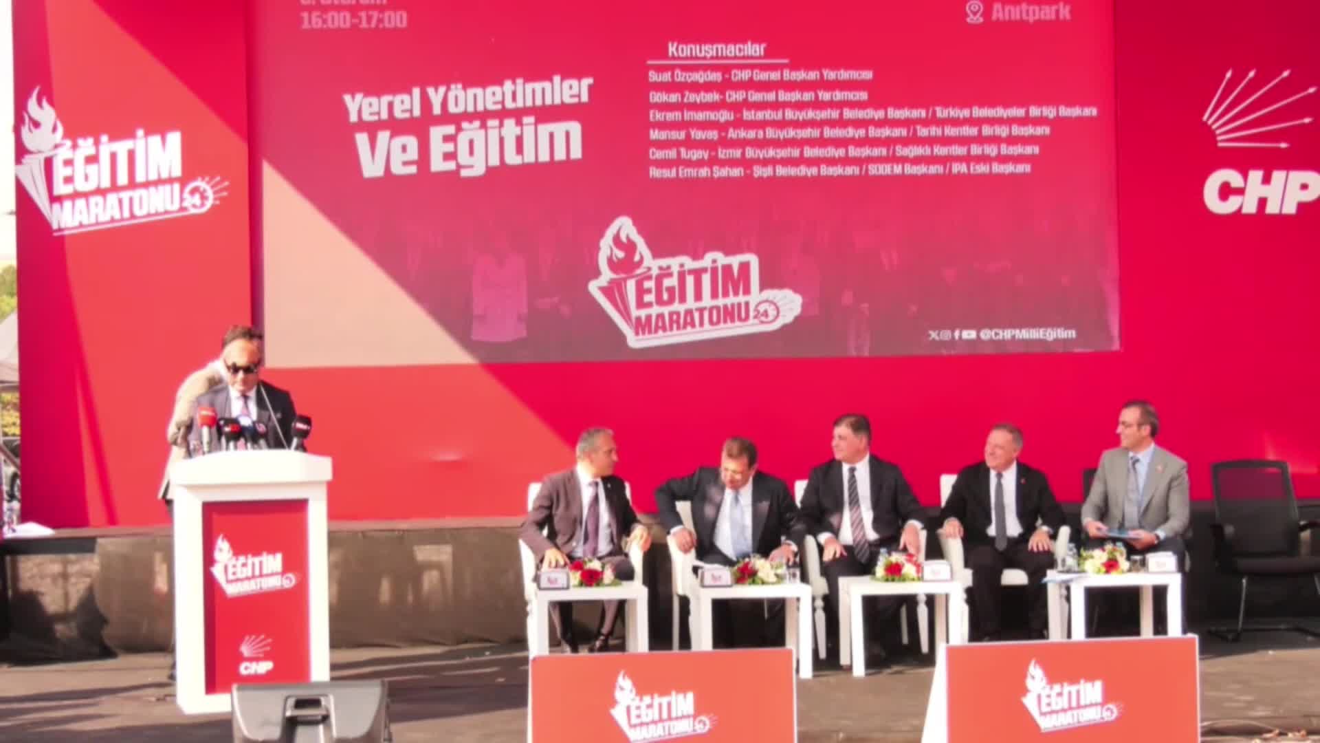 İmamoğlu, Eğitim Maratonu'nda konuştu :"Yüz bin gence 15 bin TL burs vereceğiz"