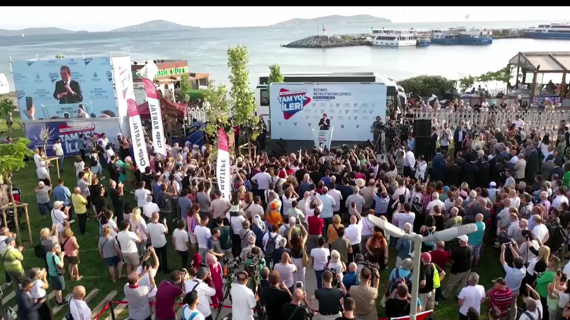İmamoğlu: Yeşil alanı betona, ranta değil; insanların kullanımına açmaya devam ediyoruz ve edeceğiz