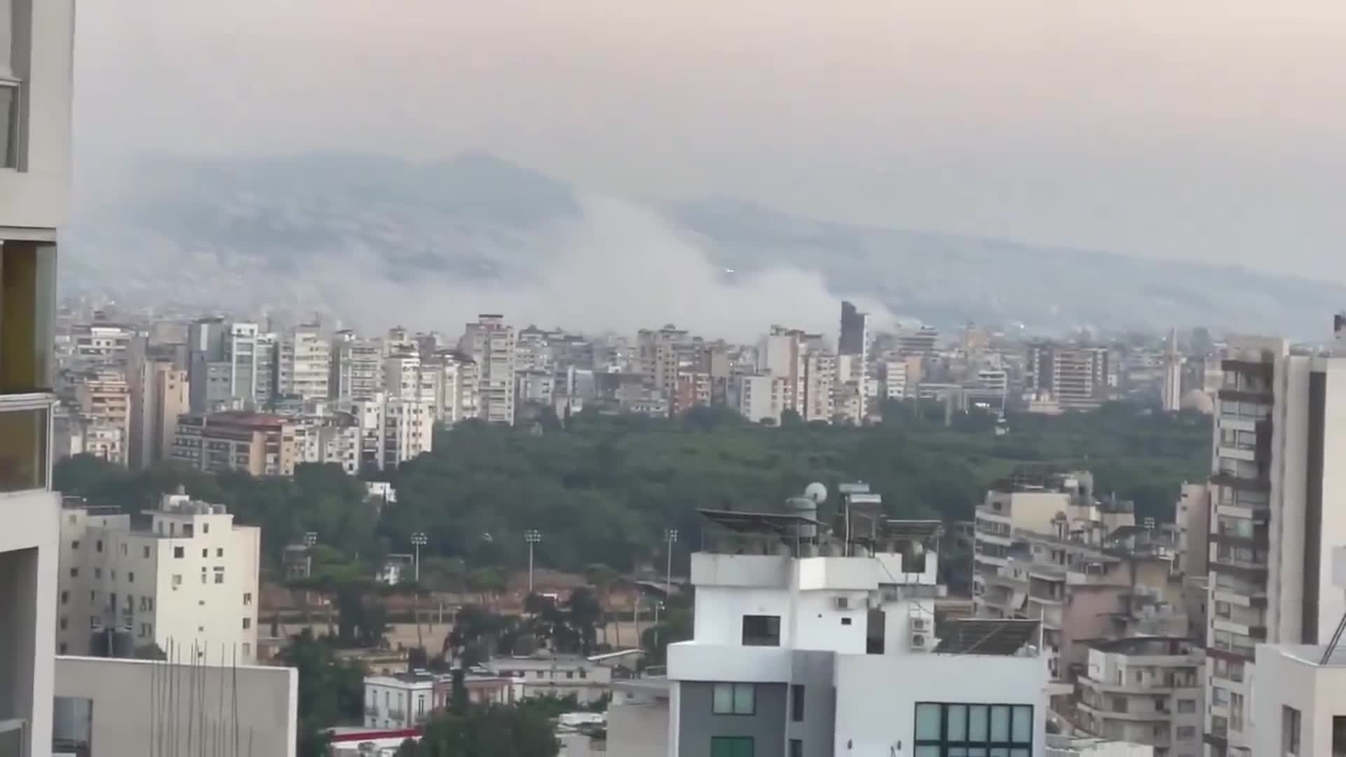 İsrail ordusu Lübnan'ın başkenti Beyrut'ta bir binaya saldırı düzenledi