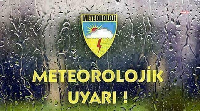 Meteoroloji'den 4 ilde kuvvetli yağış uyarısı