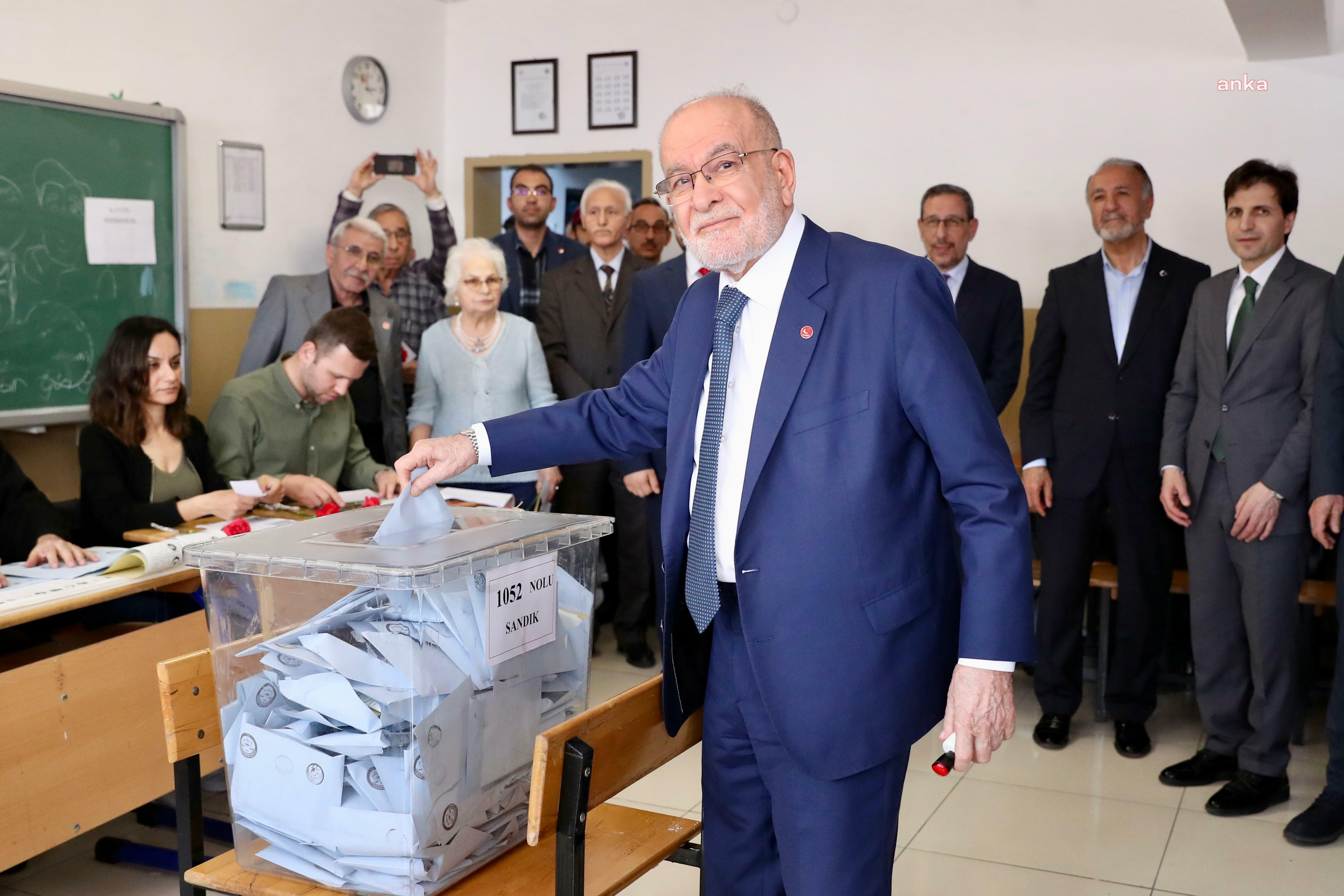 TEMEL KARAMOLLAOĞLU OYUNU KULLANDI: "MİLLETİN TERCİHİNE SAYGI DUYMAK MECBURİYETİNDEYİZ"