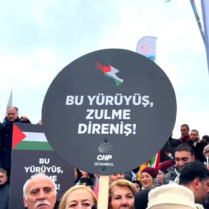 CHP İstanbul İl Başkanı Filistin Dayanışmasını Vurguladı