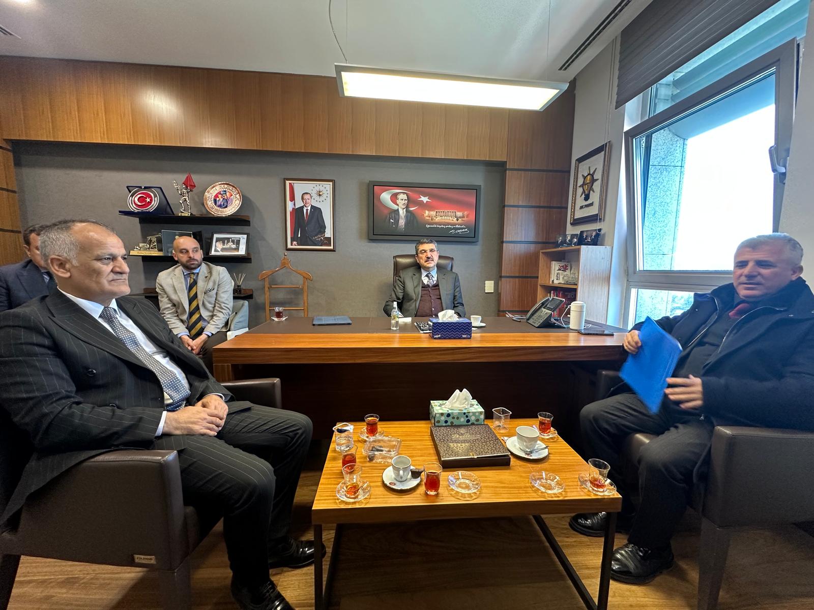 Gercüş Heyetinden Ankara Çıkarması: İlçeye Yeni Projeler İçin Bakanlıklarla Görüşmeler Yapılacak