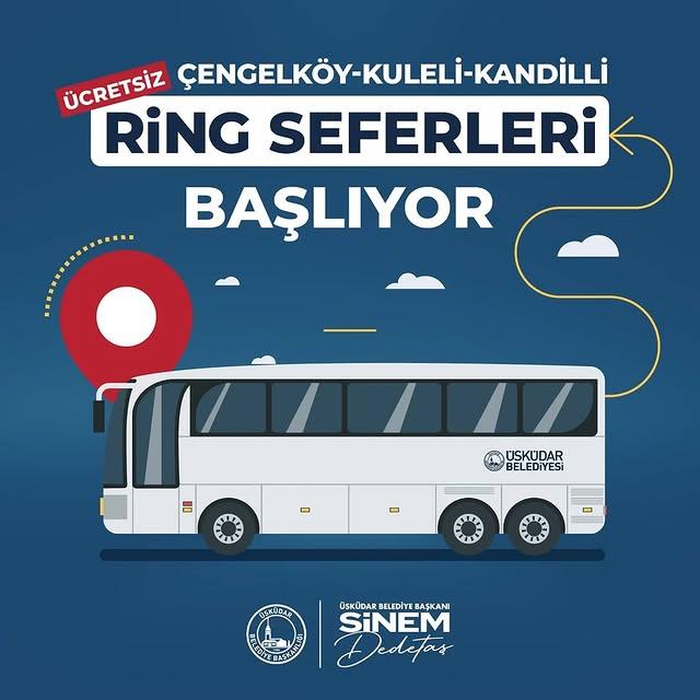 Üsküdar'da Yeni Ring Seferleri Başladı