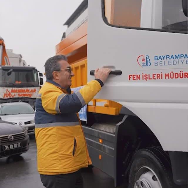 Bayrampaşa Belediyesi Kar Yağışına Karşı Hazır