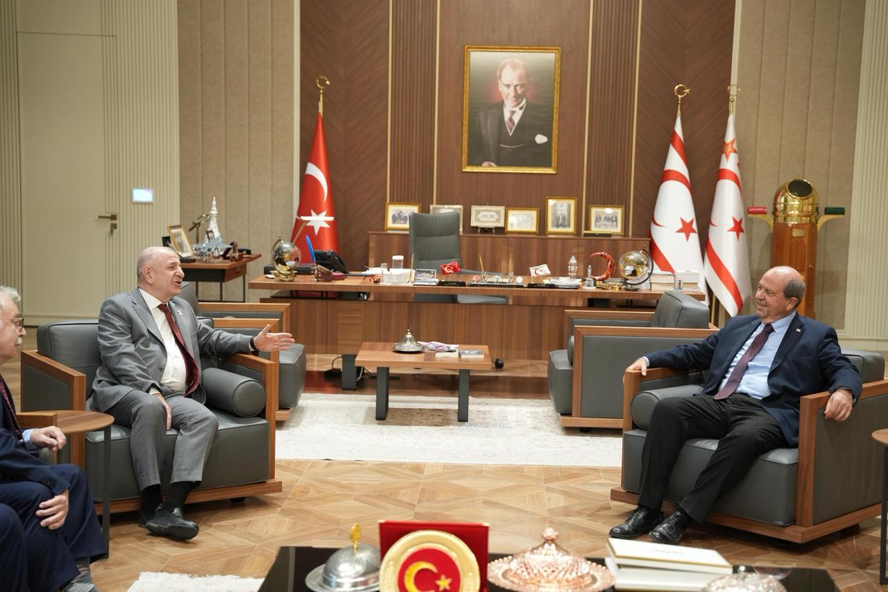 Zafer Partisi Heyetinden KKTC Cumhurbaşkanı Ersin Tatar’a Ziyaret