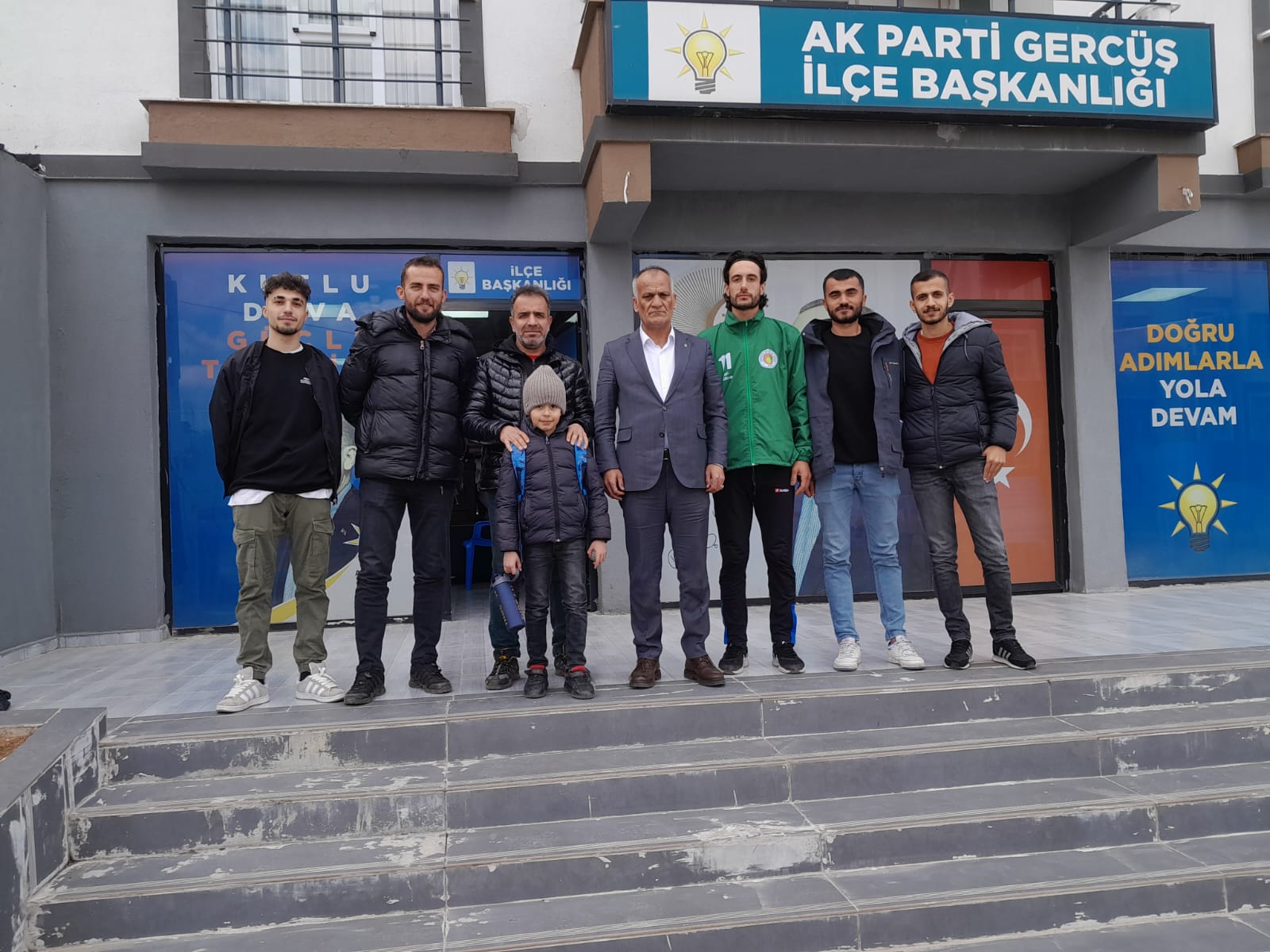Bağlar Spor Kulübü'nden AK Parti Gercüş İlçe Başkanına Teşekkür Ziyareti