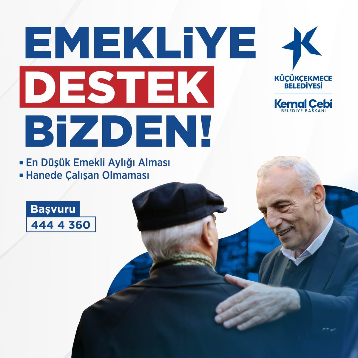 Küçükçekmece Belediyesi'nden Emeklilere Destek