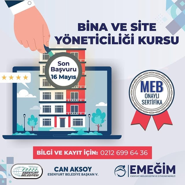 Apartman ve Site Yönetimi Uzmanlığına Giden Yol: Esenyurt Belediyesi'nden Sertifikalı Eğitim