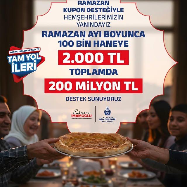 İBB'den Ramazan Ayında İhtiyaç Sahiplerine Destek