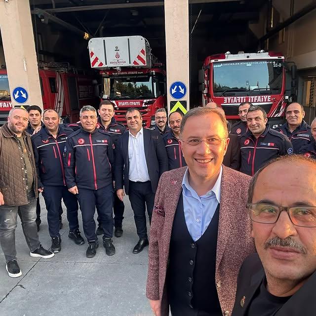 Başkan Murat Çalık Görev Başındaki Ekipleri Yeni Yıl Dilekleriyle Ziyaret Etti