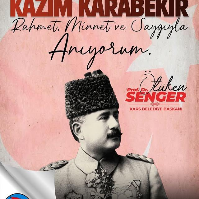 Doğu Cephesi Komutanı Kazım Karabekir Saygıyla Anıldı