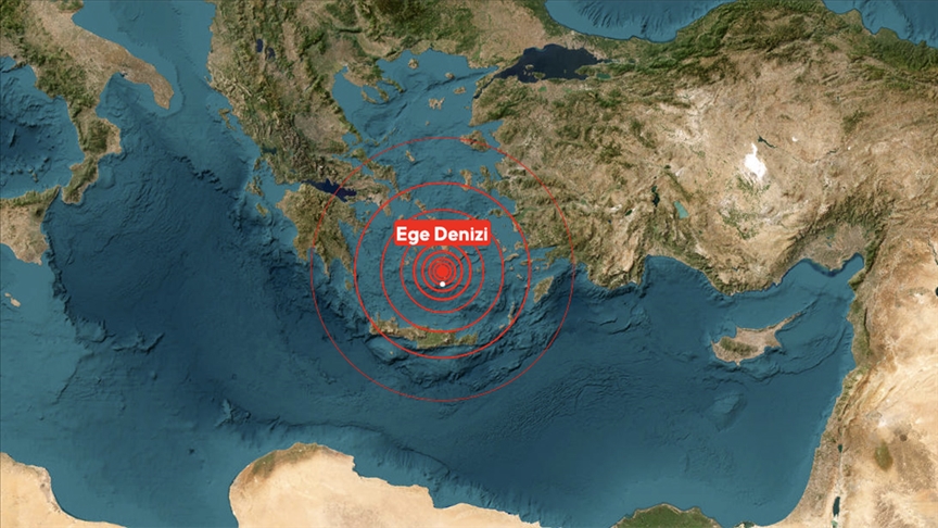 Ege Denizi'nde 4.5 Büyüklüğünde Deprem Meydana Geldi