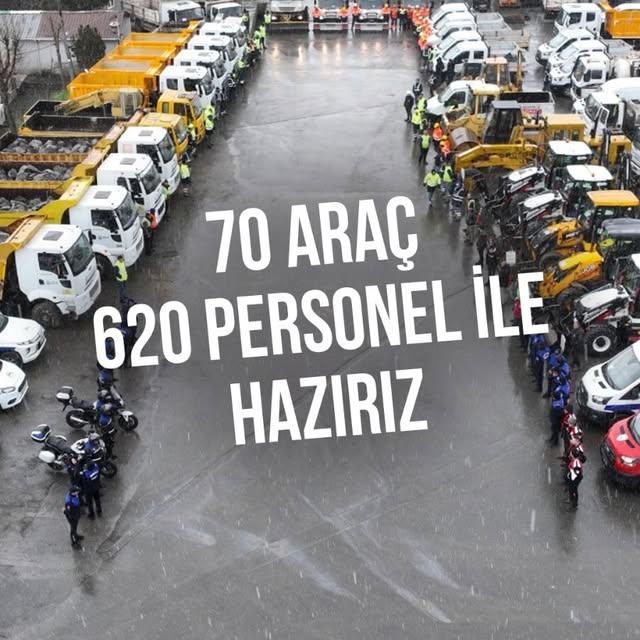Sarıyer'de Karla Mücadele: Ekipler Teyakkuza Geçti