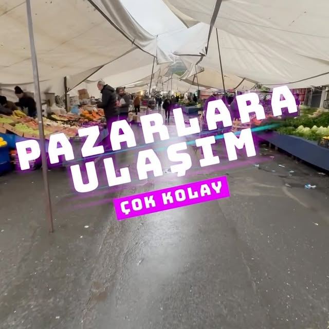 Sarıyer Belediyesi’nden Semt Pazarlarına Ücretsiz Ulaşım Hizmeti