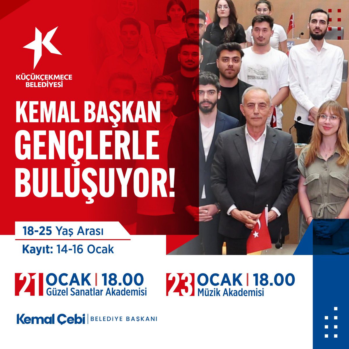 Başkan Kemal Çebi Gençlerle Buluşuyor