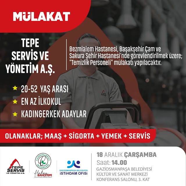 Gaziosmanpaşa Belediyesi'nde İstihdam Mülakatları Düzenleniyor