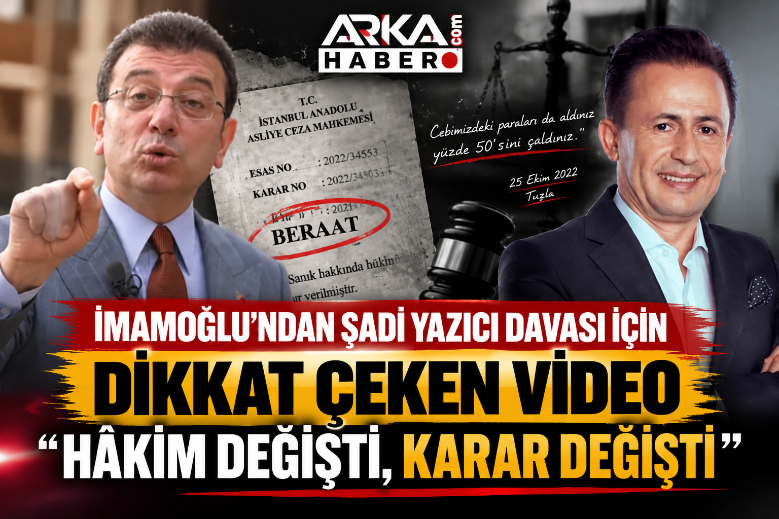 İmamoğlu’ndan Şadi Yazıcı Davası İçin Dikkat Çeken Video: “Hâkim Değişti, Karar Değişti”