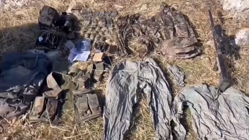 Pençe Kilit Operasyonu'nda Teröristlere Ait Silah ve Mühimmat Ele Geçirildi