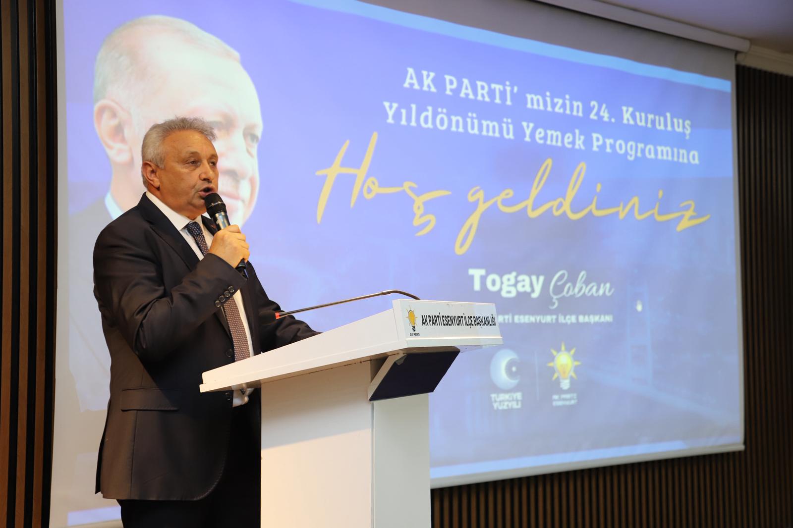 AK Parti Esenyurt İlçe Başkanı Togay Çoban: “Bu Davayı Omuz Omuza Yürüttük”