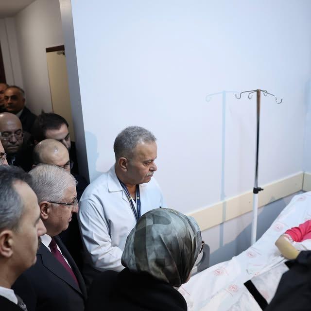 Üç Bakan ve Savunma Sanayii Başkanı Balıkesir’de Yaralıları Ziyaret Etti