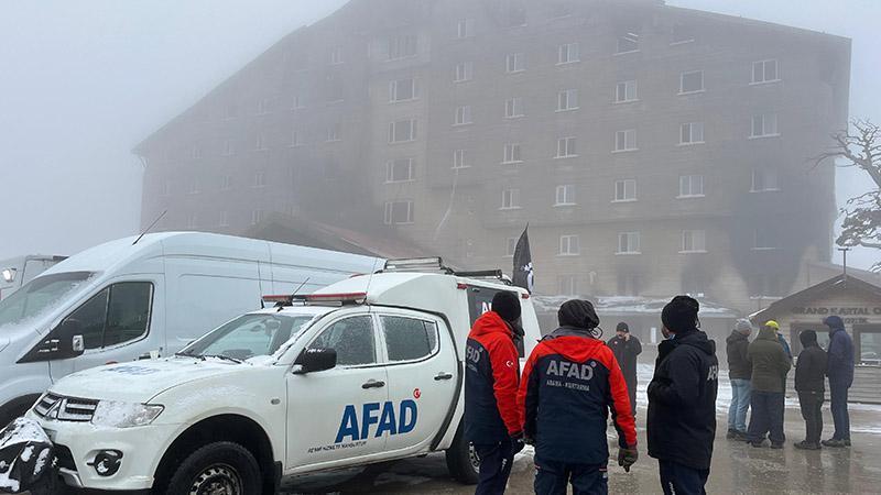 Kartalkaya'daki Otelde AFAD Ekipleri Arama Yapacak