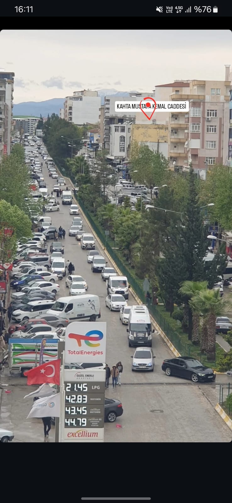 Kahta Trafiği İstanbul’u Aratmıyor!