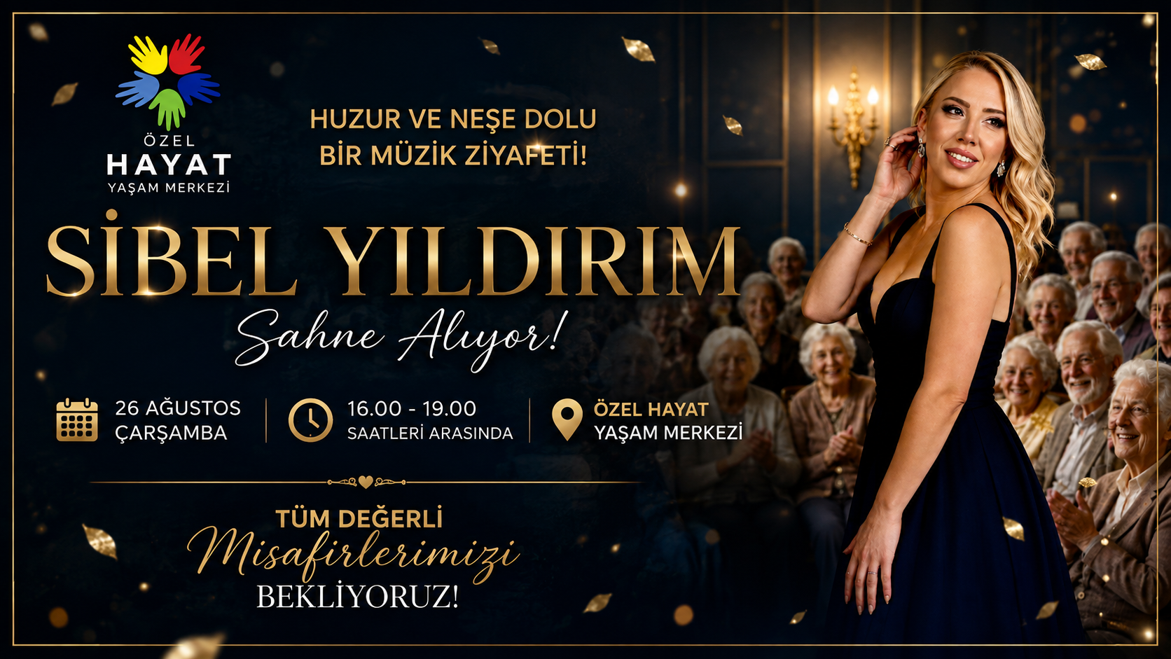 Büyükçekmece’de Gönüllere Dokunan Buluşma: Meyanlar Kraliçesi Huzurevi Sakinleri İçin Söyleyecek!