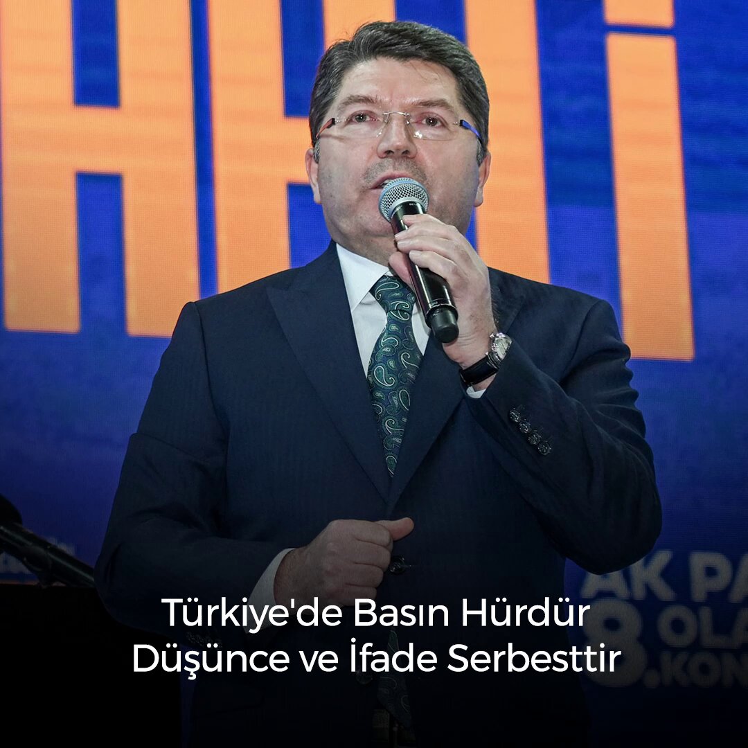 Adalet Bakanı Yılmaz Tunç: "Basın Hürdür, Ancak Hakarete İzin Yok"