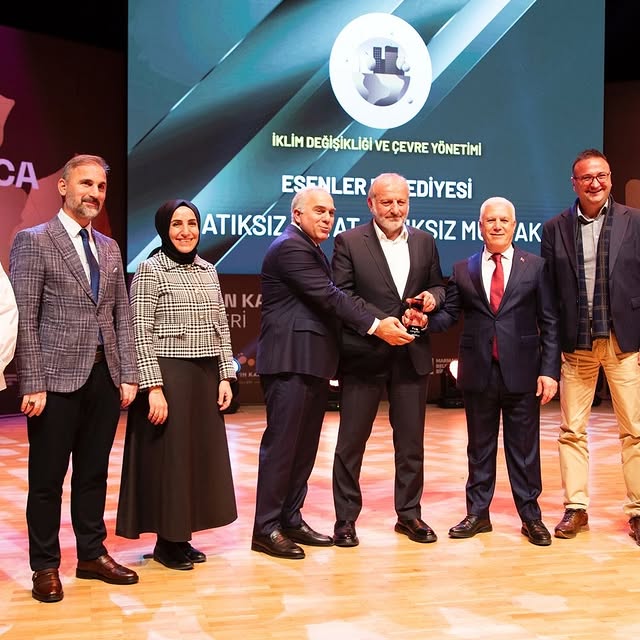 Esenler Belediyesi'nin Çevreci Projesine Altın Karınca Ödülü