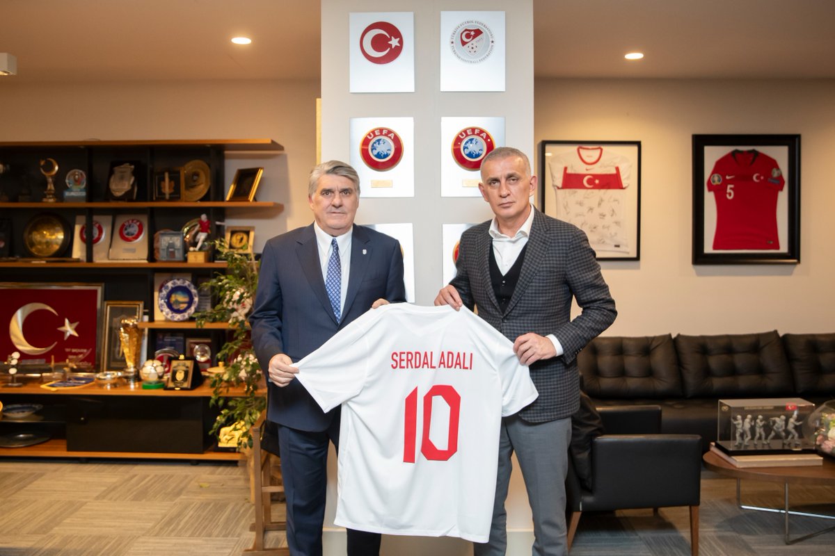 Beşiktaş Başkanı Serdal Adalı'dan TFF Başkanı Hacıosmanoğlu'na Ziyaret