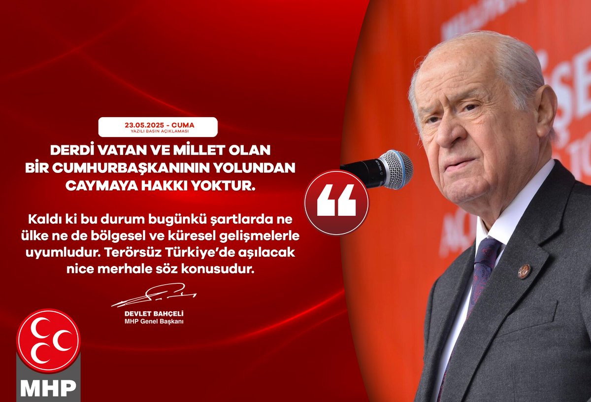 Bahçeli: 