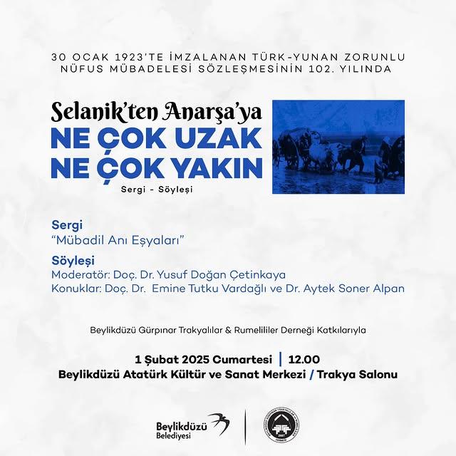 Selanik'ten Anarşaya Sergisi ve Söyleşisi Beylikdüzü'nde Kapılarını Açıyor