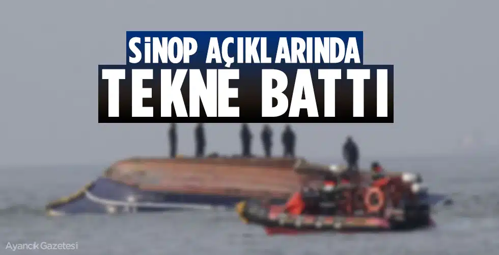 Sinop Akliman’da Balıkçı Teknesi Battı, Can Kaybı Yok