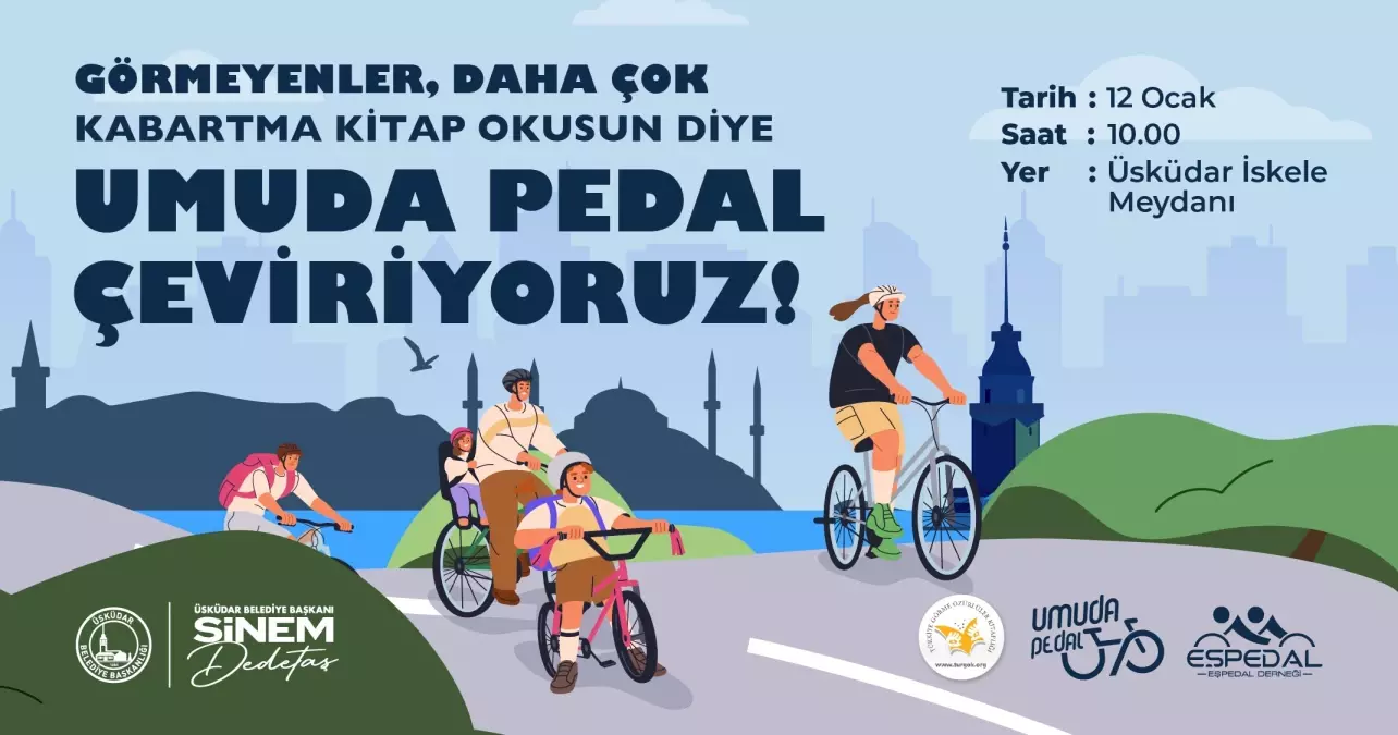 Üsküdar’da Görme Engelliler İçin Anlamlı Pedal Etkinliği